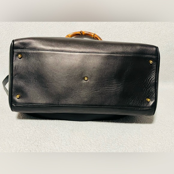 Gucci Bamboo Leather Mini Boston Bag - Picture 9 of 14